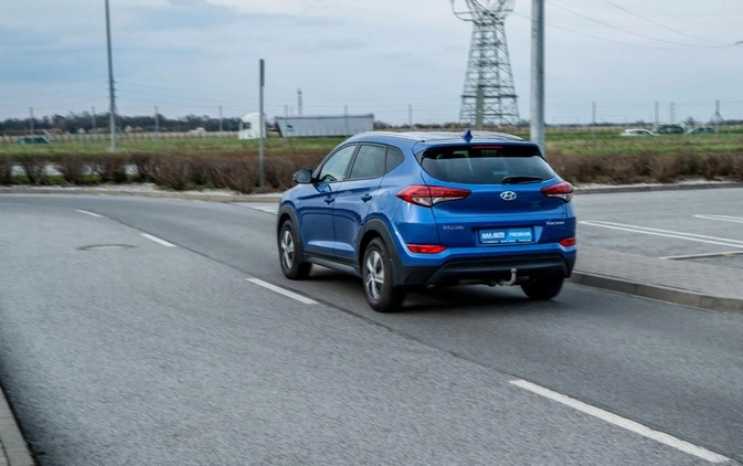 Hyundai Tucson cena 79500 przebieg: 80334, rok produkcji 2018 z Zduny małe 407